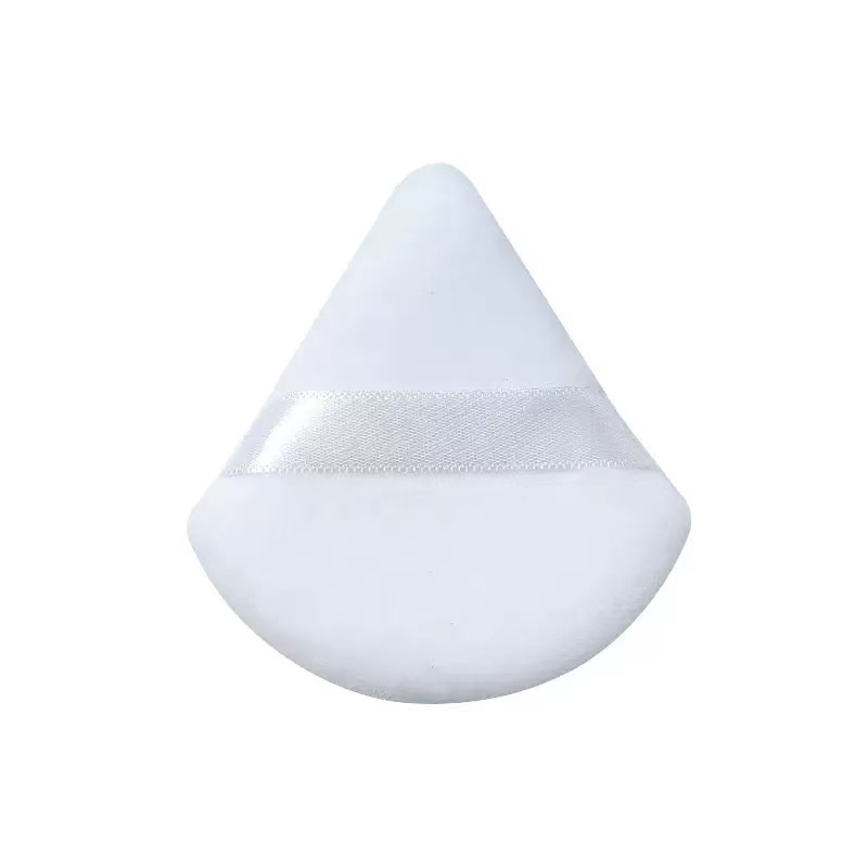 Hot Selling Netflix Models Flocking Loose Beauty Tools Triangle Cotton Powder Puff