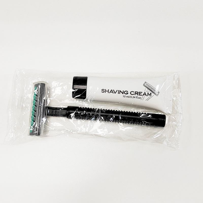 Wholesale Disposable Twin Blade Shaving Razor with Plastic Handle for Airlines