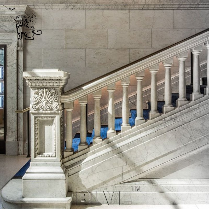 Modern Villa Decoration Marble Staircase Handrail Railing Factory Price