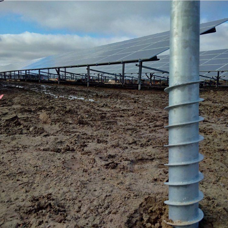 Оцинкованный анкер для столбов забора