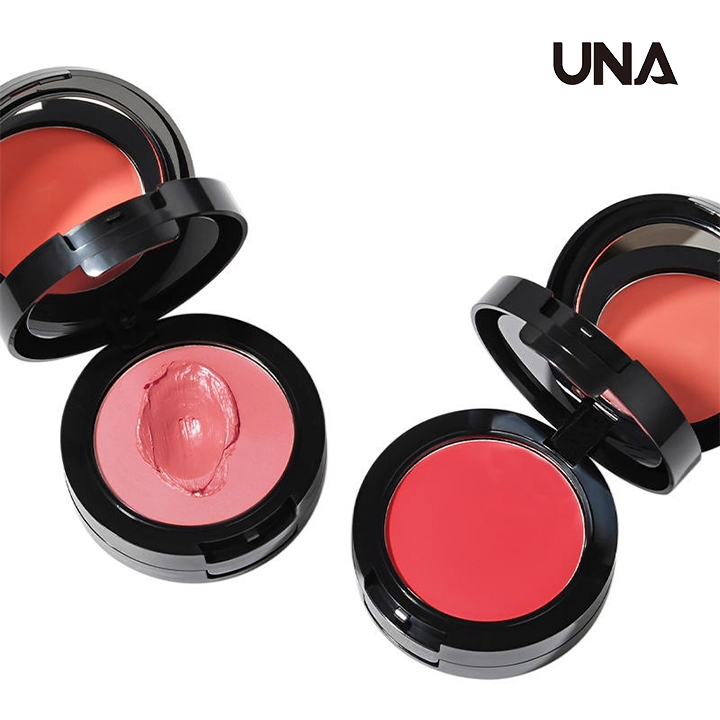 New Product No Logo Compact Stack 3 Layers Blush Cream Palette Private Label Vegan Blush Private Label