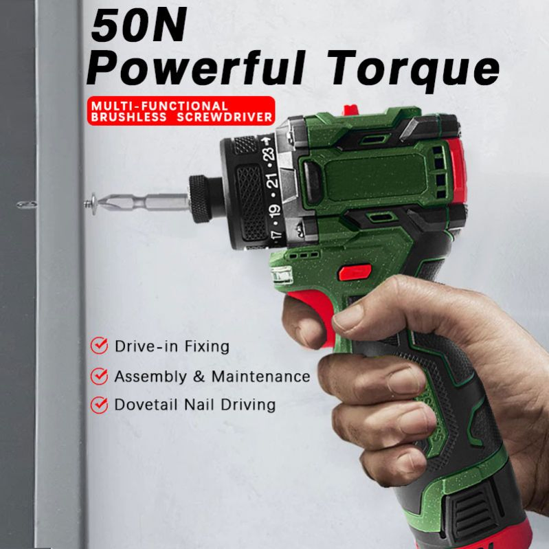 Аккумуляторный шуруповерт с быстрой сменой бит