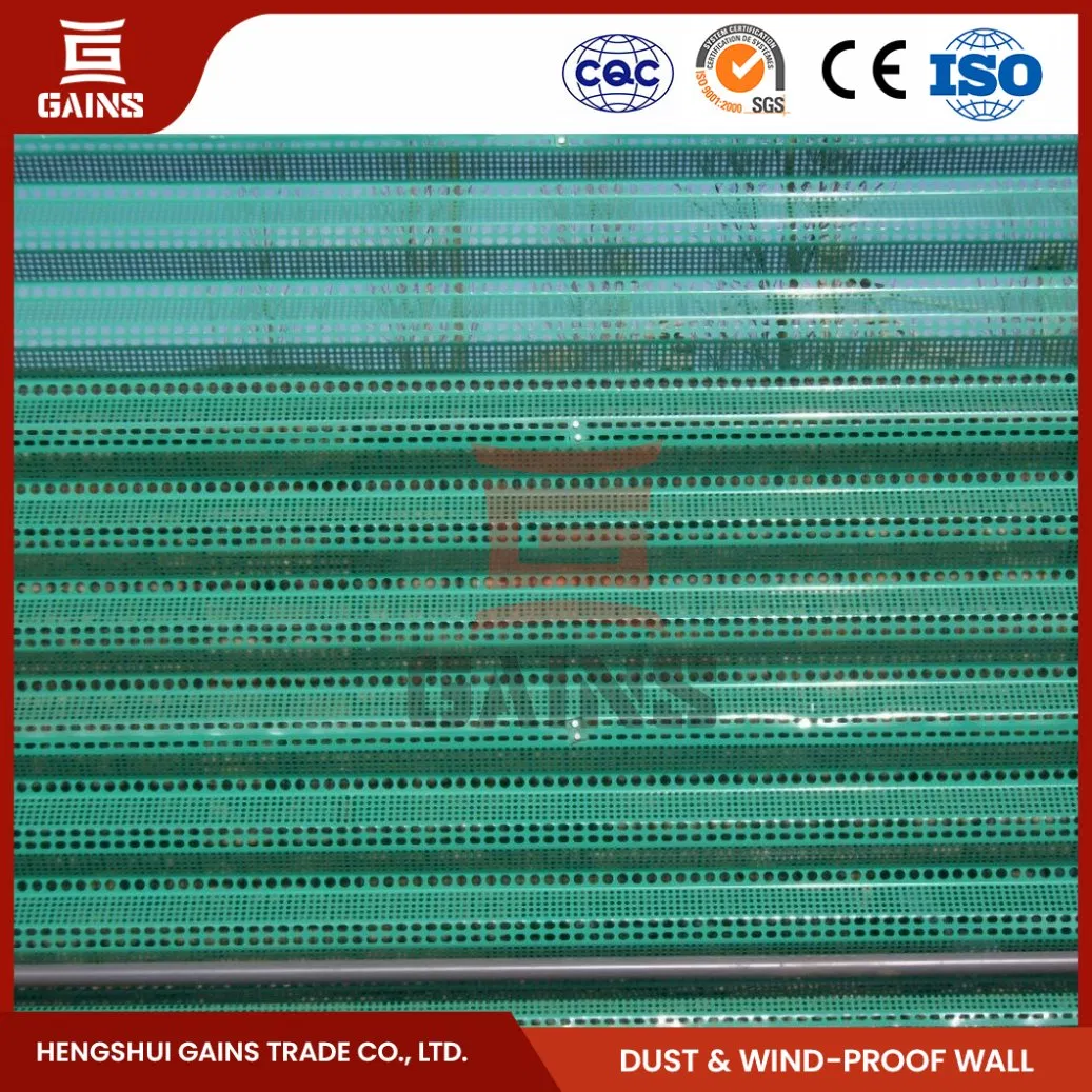 Gains Multi Colored Wind Breaking Wall Wholesaler Wind Dust Protection Fence China Novel Wind-Proof and Dust Suppressing Wall