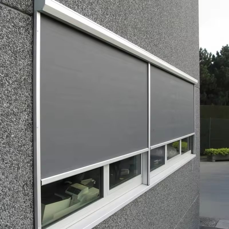Stacking Windproof Roller Blinds for Large Opening and Conference Room