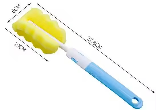 Heavy Duty Handle Shaped Kitchen Dish Magic Sponge Car Cup Cleaning Product Brush