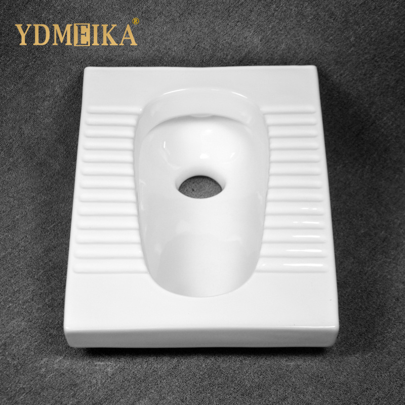 Cheap Price and Good Quality White Wc Squatting Pan Ceramic Squat Pans Non-Slip Squat Toilet