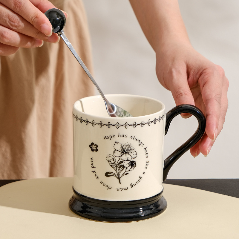 Nordic Style Ceramic Tableware Household Rice Bowl and Plate Set