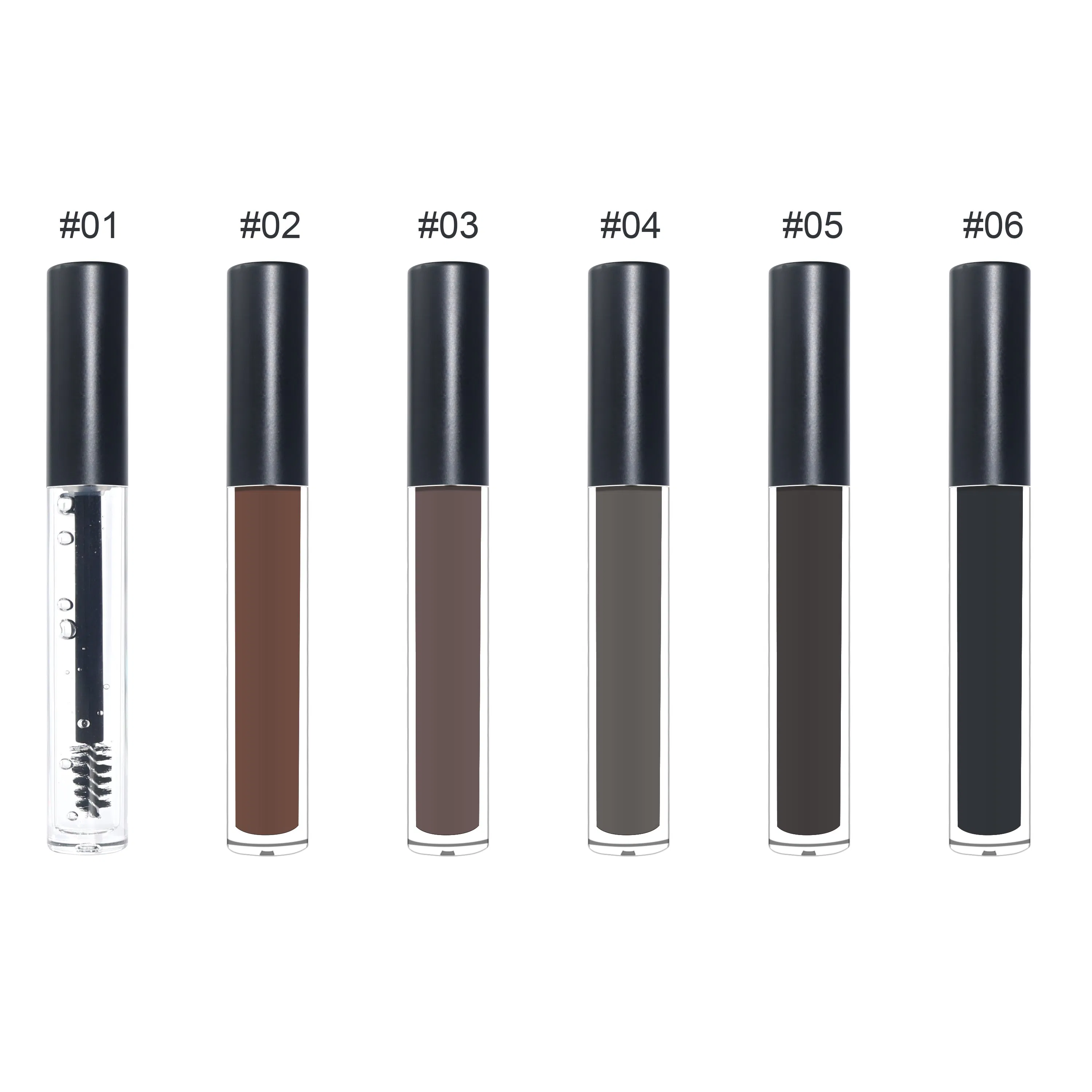 Private Label Long Lasting Clear Dry Fast Waterproof Brow Lash Eyebrow Gel