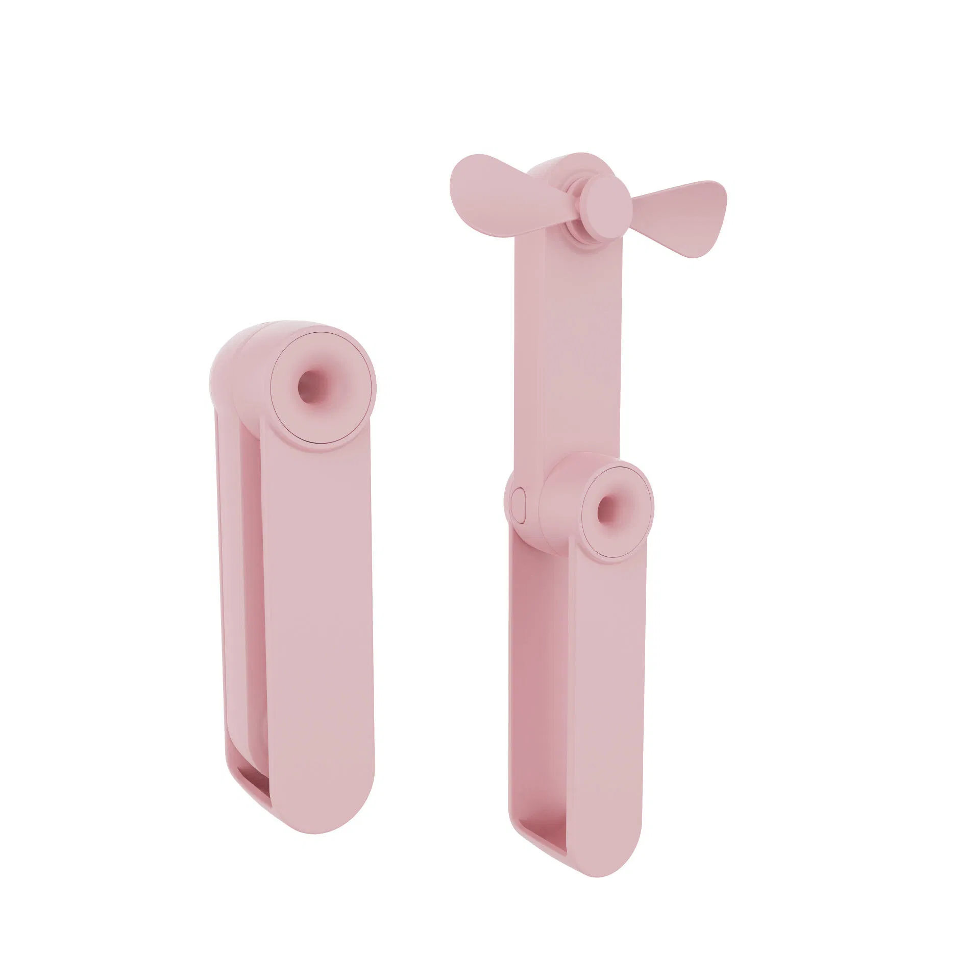 Factory Supply Portable USB Rechargeable Folding Hand-Held Fan Mini Electric Portable Fan Students Mute Small Table Fan