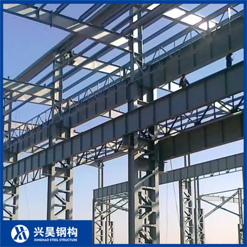 Q235 Customized Prefabricated Prefab House Steel Structure Warehouse for Agricultural Farming/Grain Storage/Workshop/Parking Cars Made Sandwich Panel