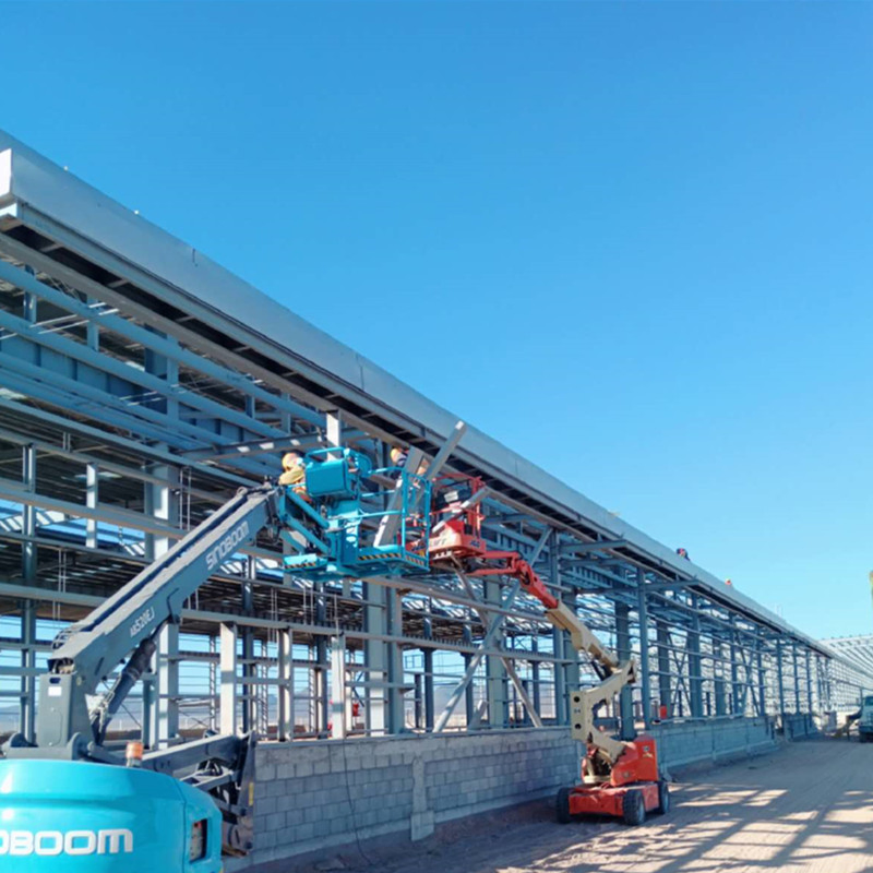 Galvanized The Steel Purlin of Prefabricated Steel Building Material