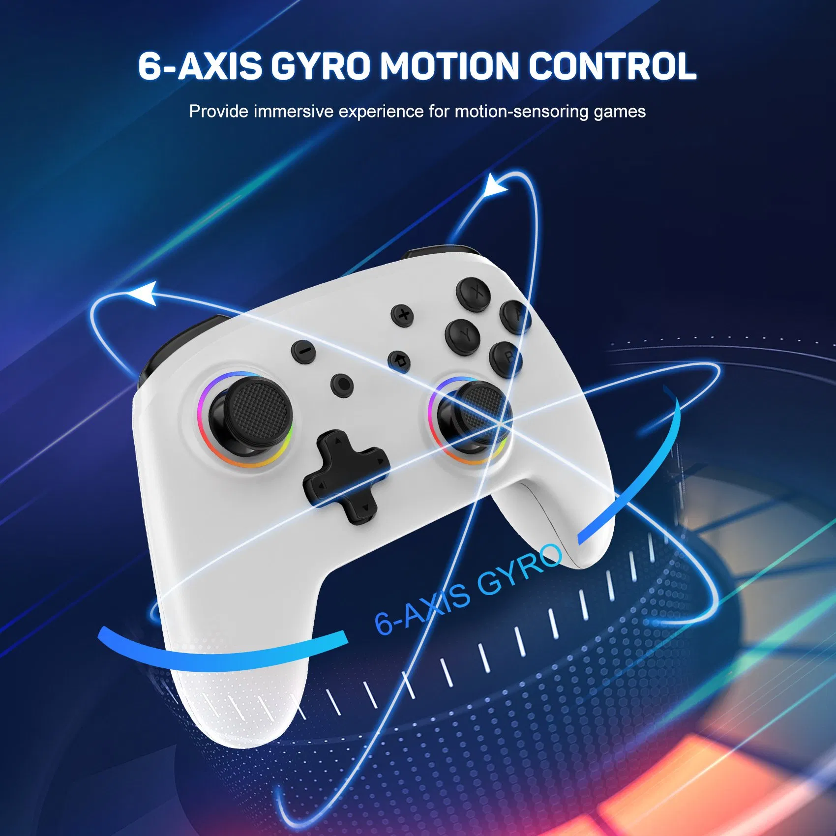 Wholesale Wireless Gamepad Turbo and Vibration Adjustment Function Joysticks Game Controllers for Nintend Switch PRO