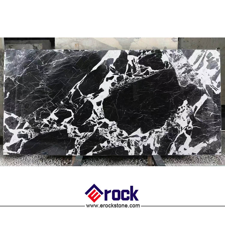 High Quality Luxury Stone Polished Napoleon Black Marble Slabs and Tiles for Counterops and Wall