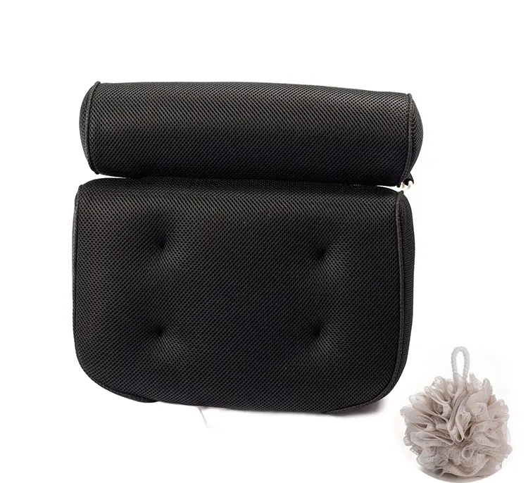 High Quality Lifegoods Luxury Black SPA Bath Pillow