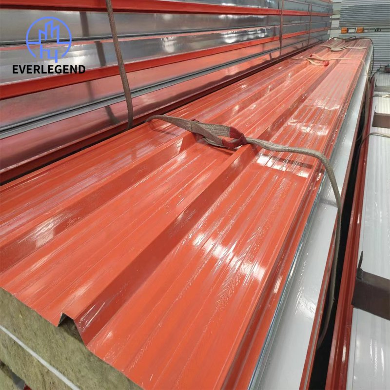 Rock Wool Fireproof Heat Insulation Sandwich Panel for Roof Storage Room