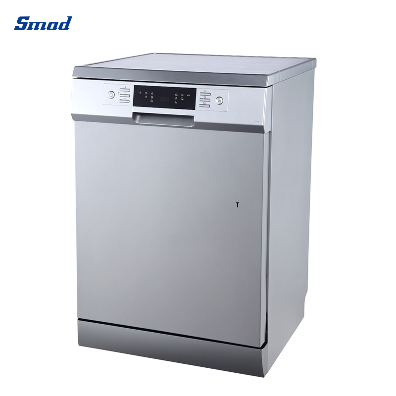 a+++ Kitchen 15set Freestanding Stainless Steel LED Dishwasher