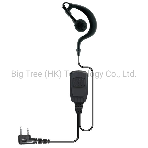 Наушник-заушина G-образный для раций Motorola, Kenwood