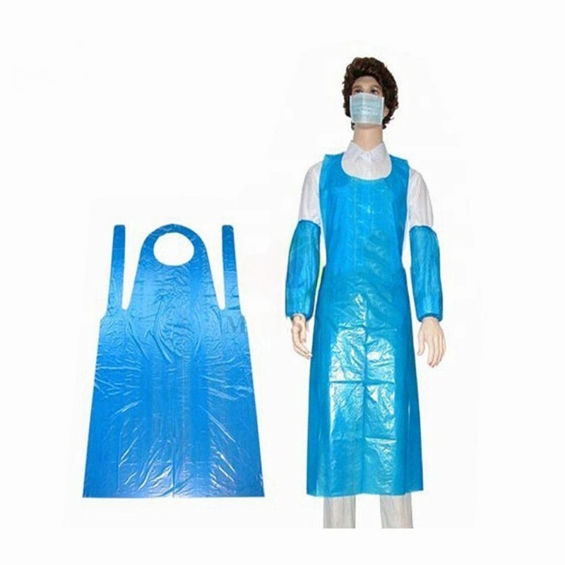 Premium Disposable PE Kitchen Apron for Cooking Safety