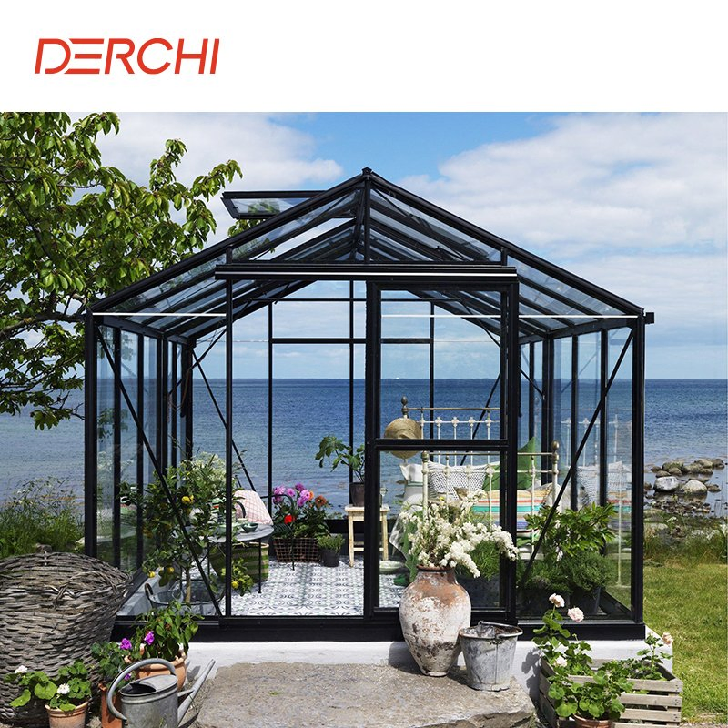 High-Quality Customized Aluminum Glass House Winter House Sunroom for Swimming Pool