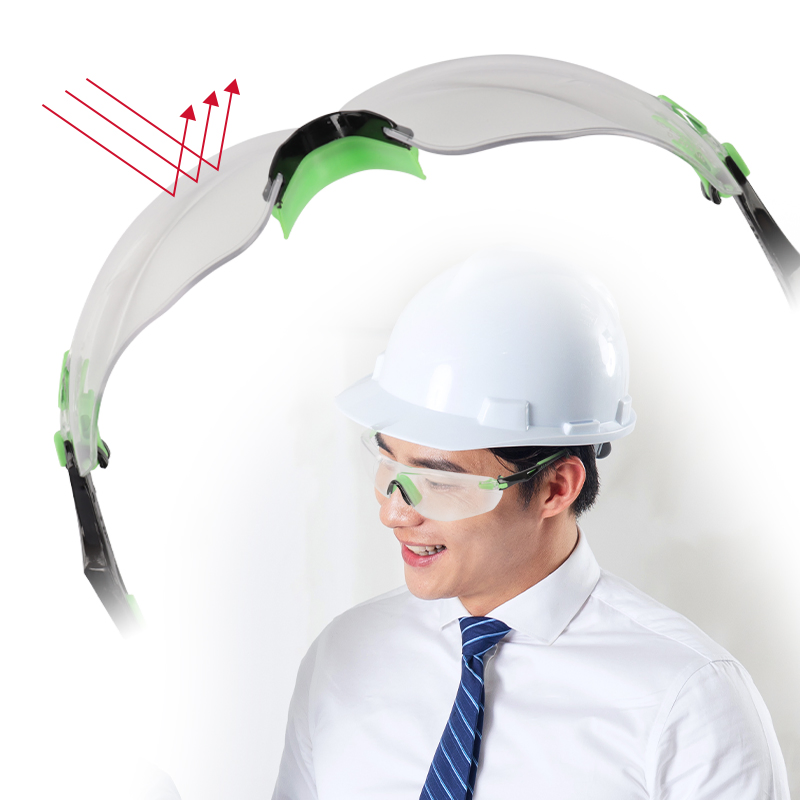 Safety Glasses Scratch Resistant Polycarbonate ANSI Z87.1 Impact Resistant Lens Non Slip