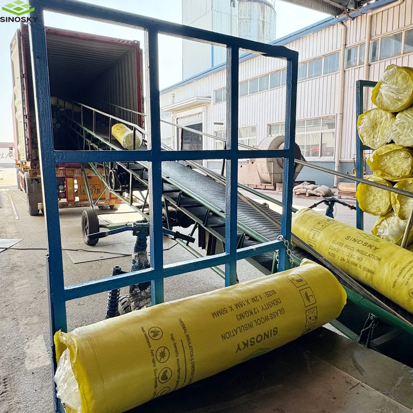 Soundproof Fiberglass Wool Aluminum Glass Wool Insulation Roll