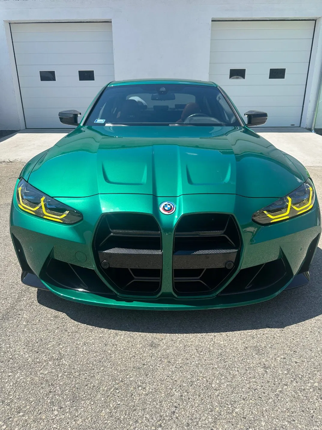 BMW M3 M4 G80 G82 CSL Желтые Angel Eyes Дневные ходовые огни