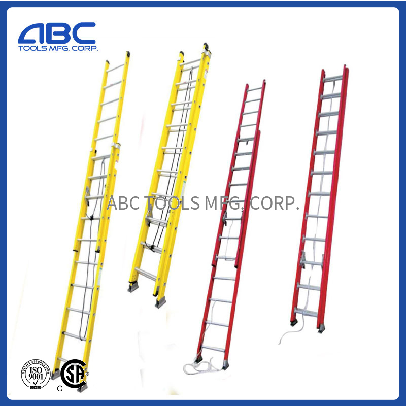 Type II Heavy Duty Folding Fiberglass Step Ladder for Use Around Electricity