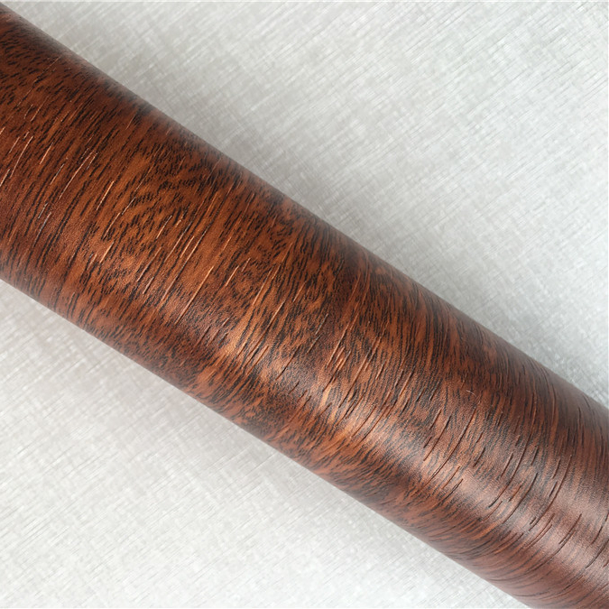 Wholesale Price Wood Grain Embossed PVC Film for Interior Decorative Panel/Furniture
