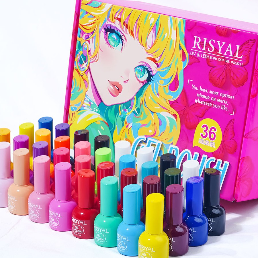 Wholesale 20 Colors Salon DIY Ice Clear Gel Art Nail Polish 7.5ml OEM Bottle Nail Polish Gel
