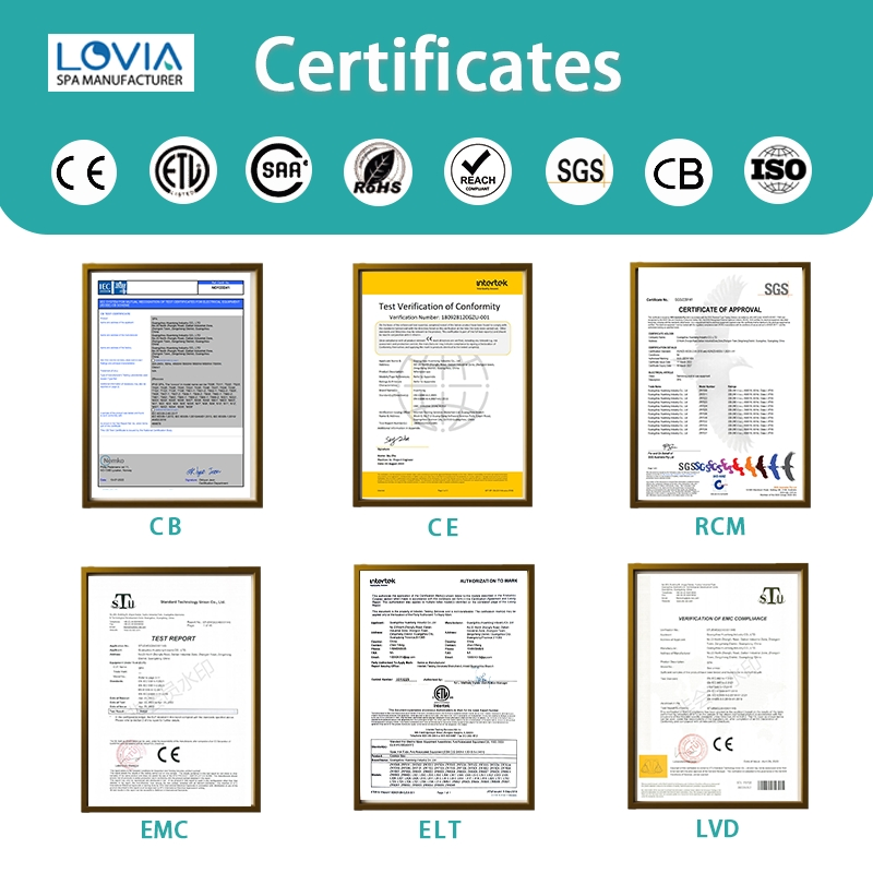 Акриловый спа-бассейн LOVIA ZR7809 на 7 человек