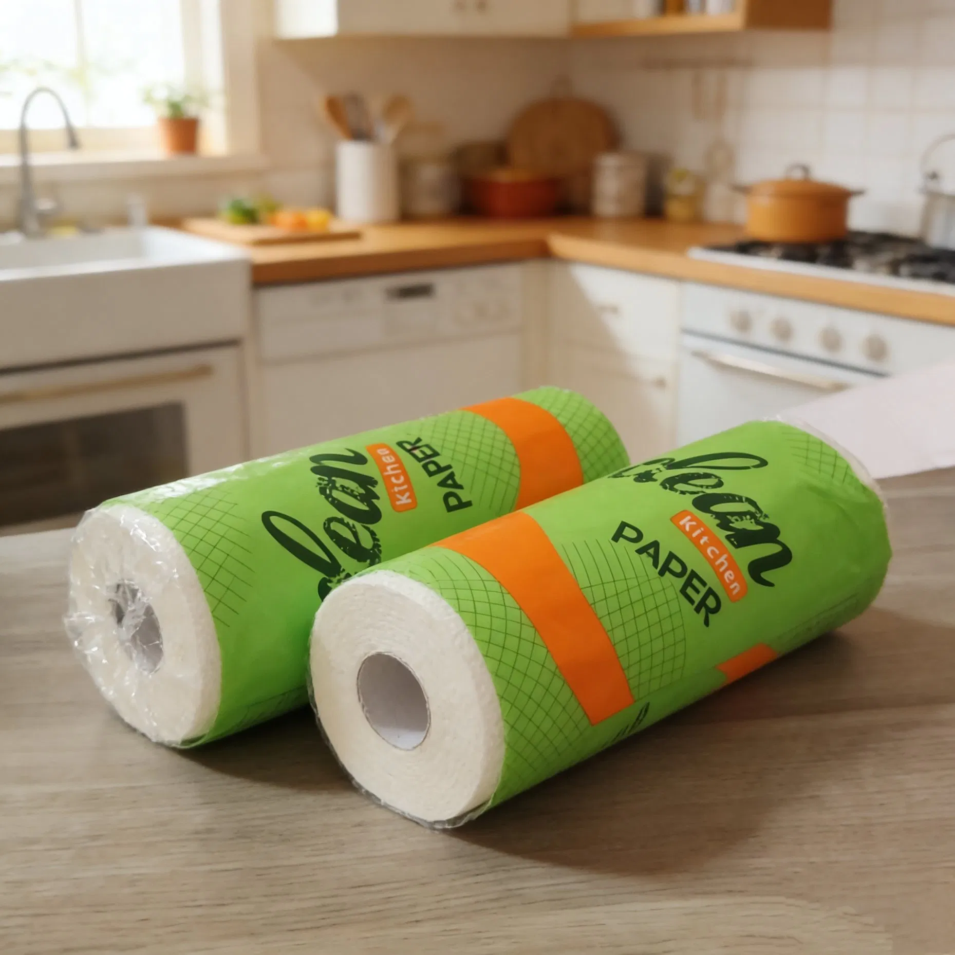 Factory Direct Supply 2 Ply Virgin Wood Pulp Kitchen Paper Towel and Soft Kitchen Paper Towel for Multipurpose Cleaning
