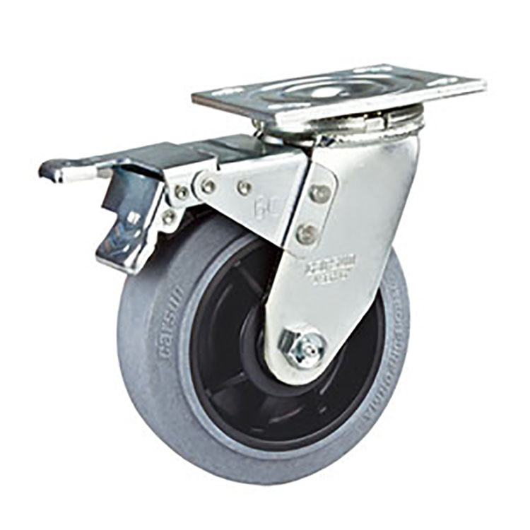 200mm 8 Inches Heavy Duty Swivel Conductive Wheel Castor (with nylon total brake)