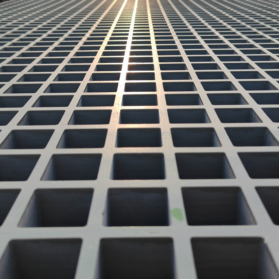 Custom Size FRP Product Grating Mesh Panels Factory Supply High Strength Lightweight Grid Flooring Outdoor Indoor Applications Anti Slip Performance Design