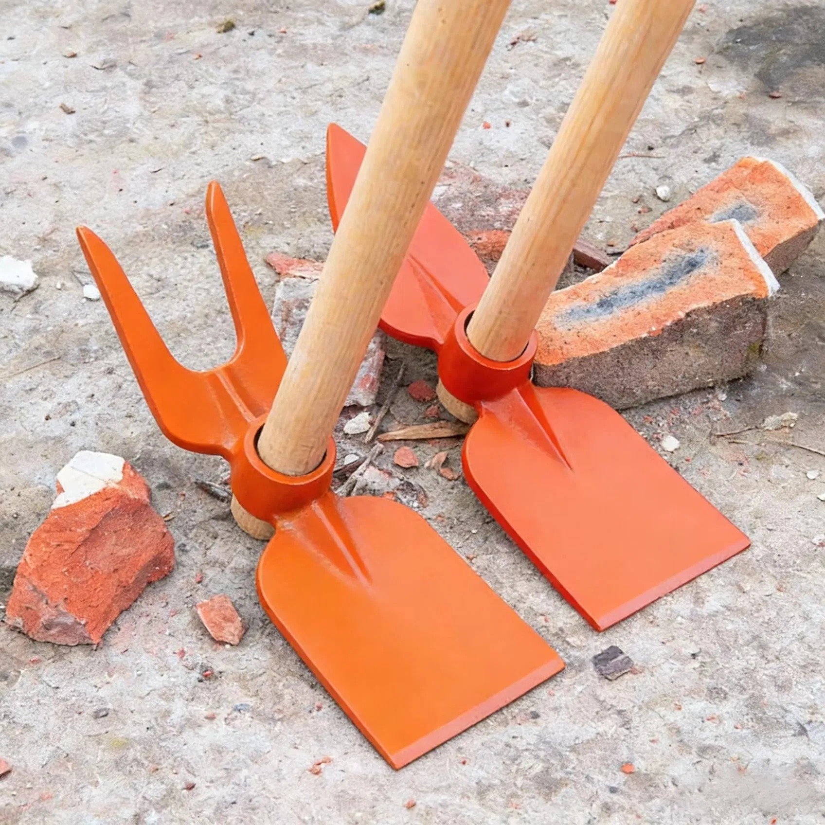 Multi-Functional Agricultural Hoe&Pickaxe 2in1 Tool for Farming Agricultural Weeding Digging Planting