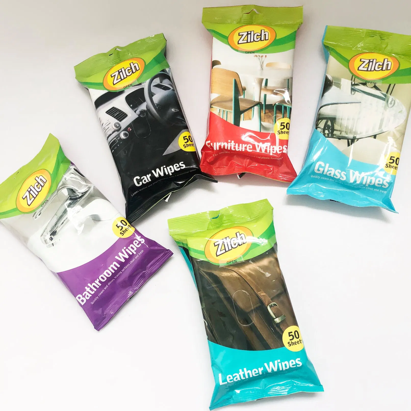 Ast and Hygienic Cleaning Ultra Sensitive Biodegradable Wipes Colorful Package