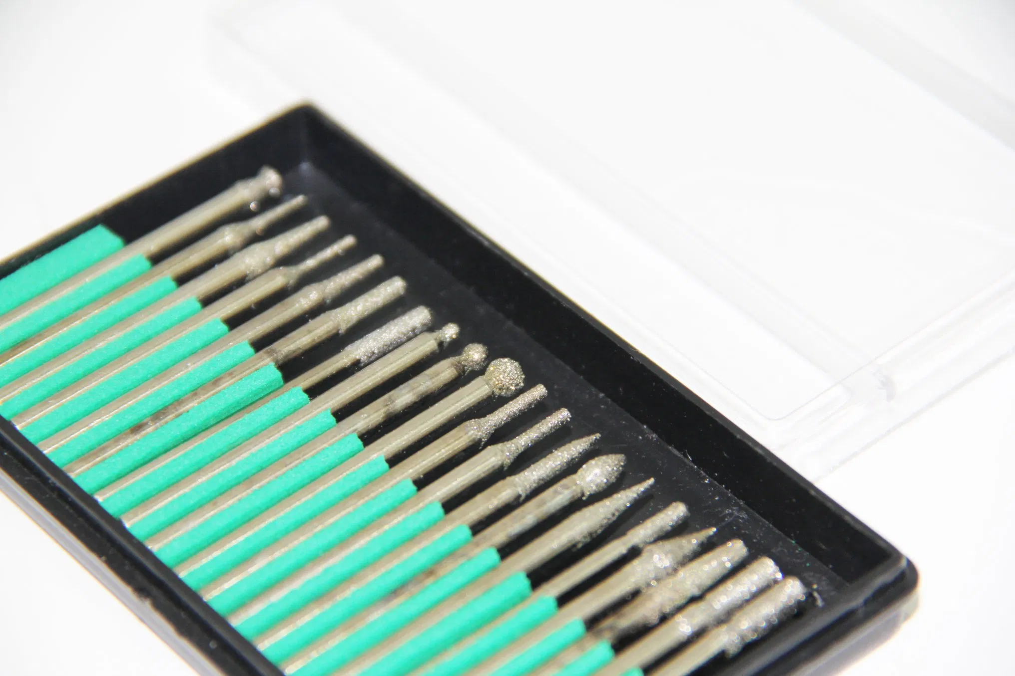 High Quality 3mm Shank 20 PCS Diamond Mounted Points