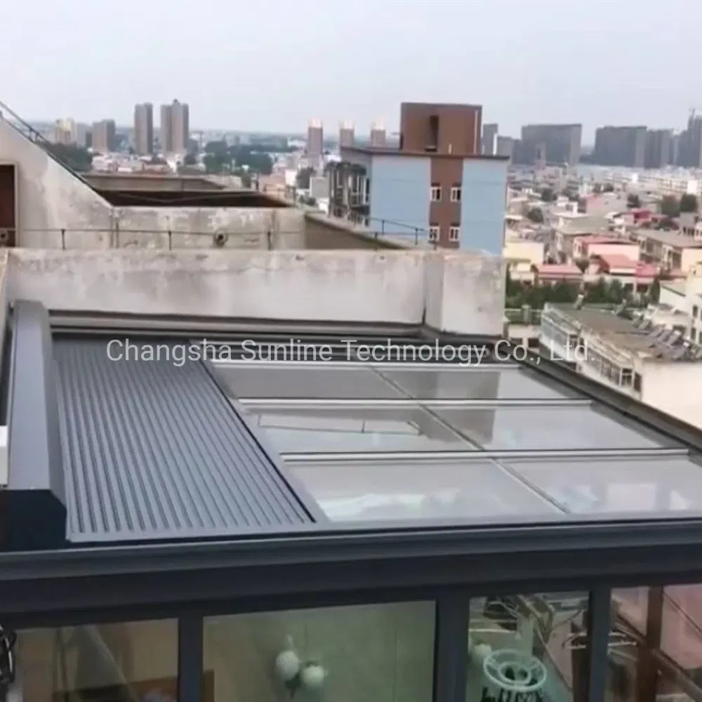 Outdoor Automatic Roof Mounted Rolling Shutter/ Horizontal Aluminum Roller Shutter