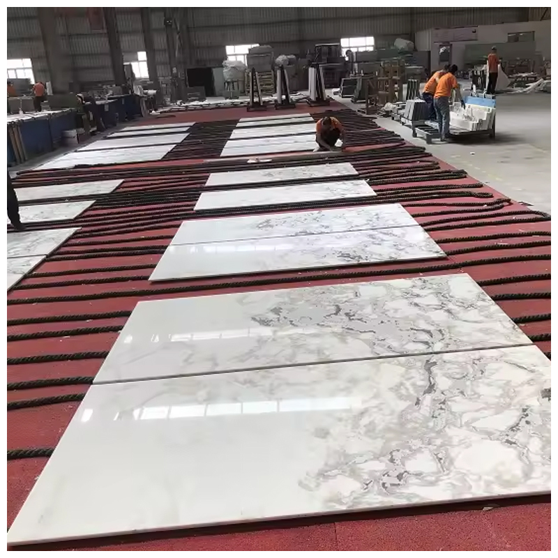 Exotic Dover White Quartzite Floor and Wall Polished Tiles