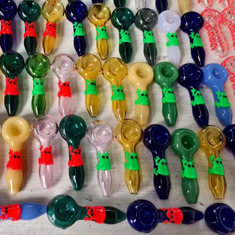 4.0 Inches Mini Smoking Pipes Spoon Hand Water Pipes Smoking Accessory Oil Burner Pipes