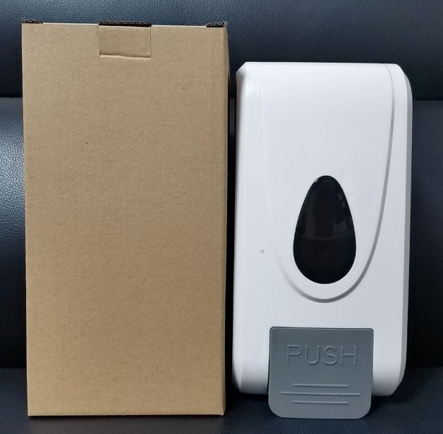 Wall Mount Soap Dispenser with Hand Sanitizer for Hotel Toilet Room Using