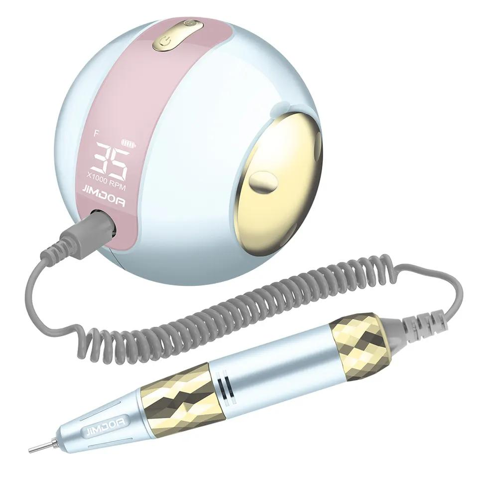 Portable 35000rpm Electric Nail File Machine with Storage Container