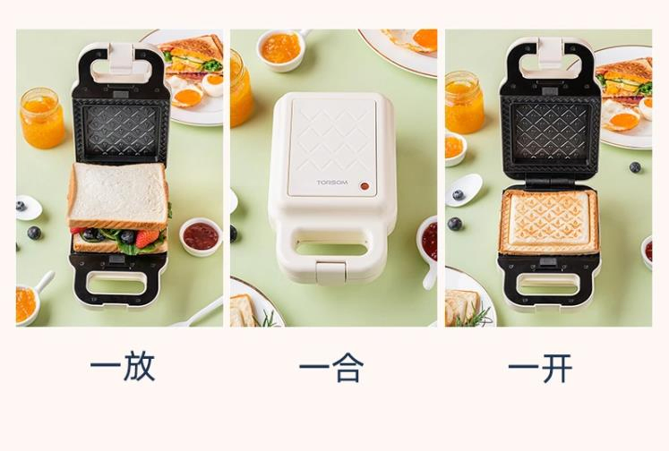 600W Automatic Temperature Control Sandwich Maker for Home