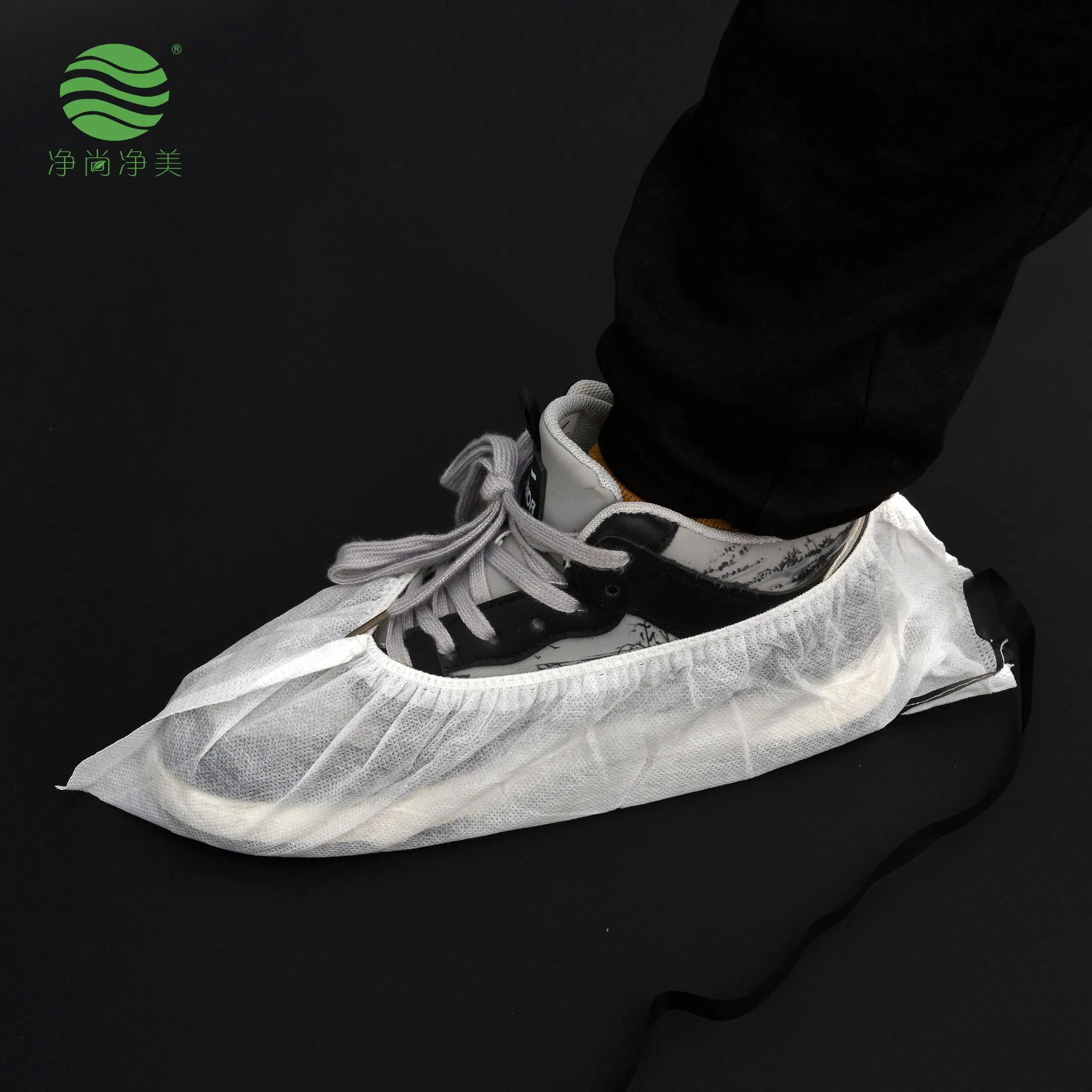 Protective PP Anti Slip Blue Disposable Shoe Cover