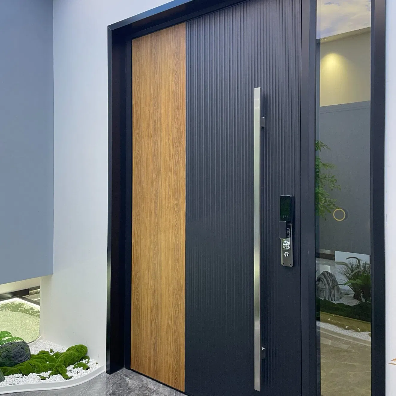 Luxury Custom Aluminum Pivot Door Metal Door for Villa