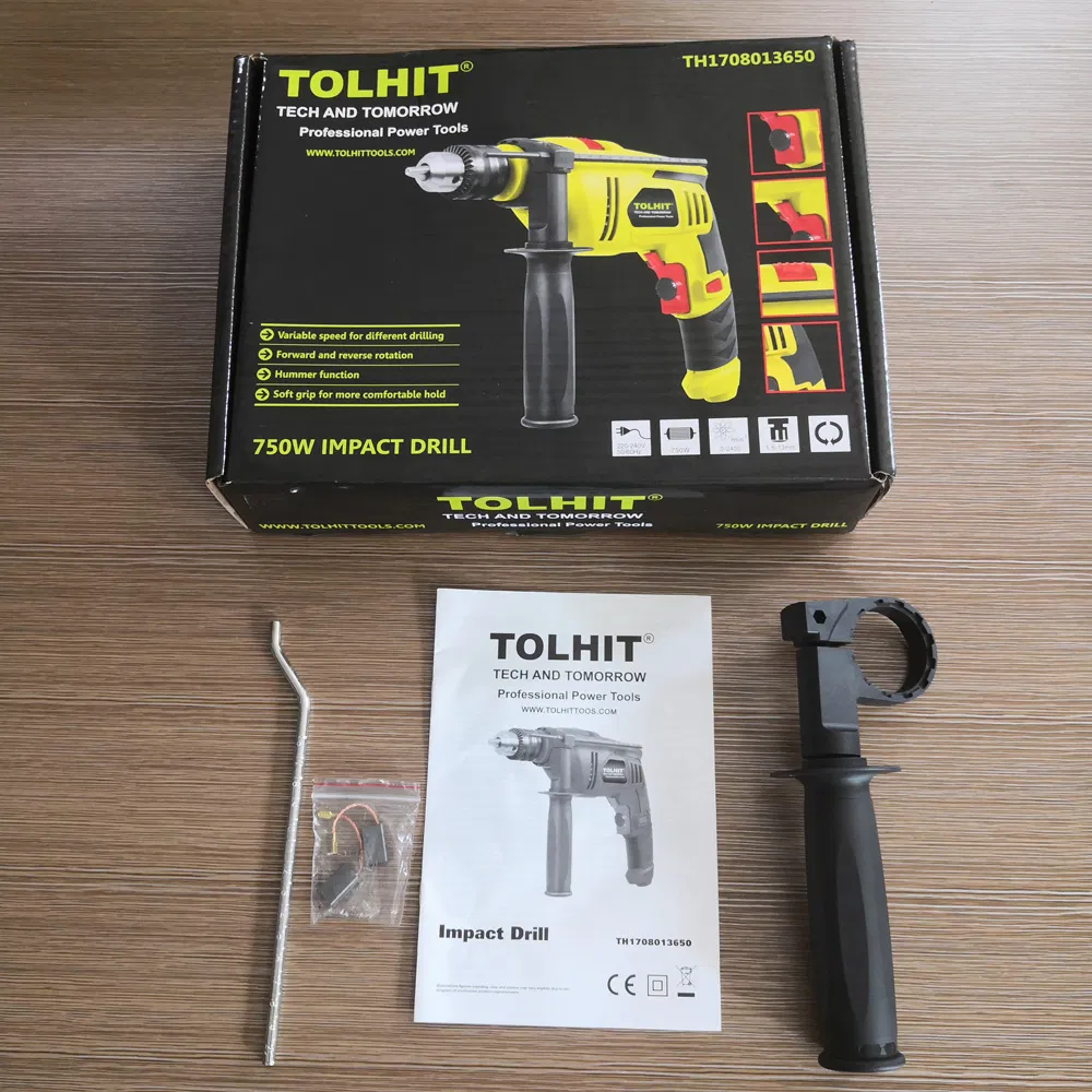 Дрель ударная Tolhit 450W, 10мм, 220V/110V