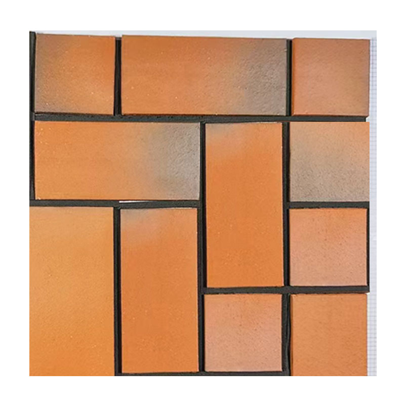 90X190+90*90mm Antique Terracotta Unglazed for Restaurant China Clay Tiles Floor Tile System