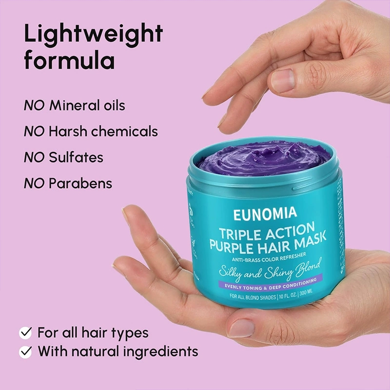Dry and Damaged Hair with Keratin Biotin Hair Mask Coconut Oil Deep Conditioner for All Hair Types Sulfate Free