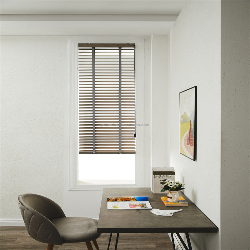 Factory High Quality Fauxwood Blinds Window Wooden Blinds