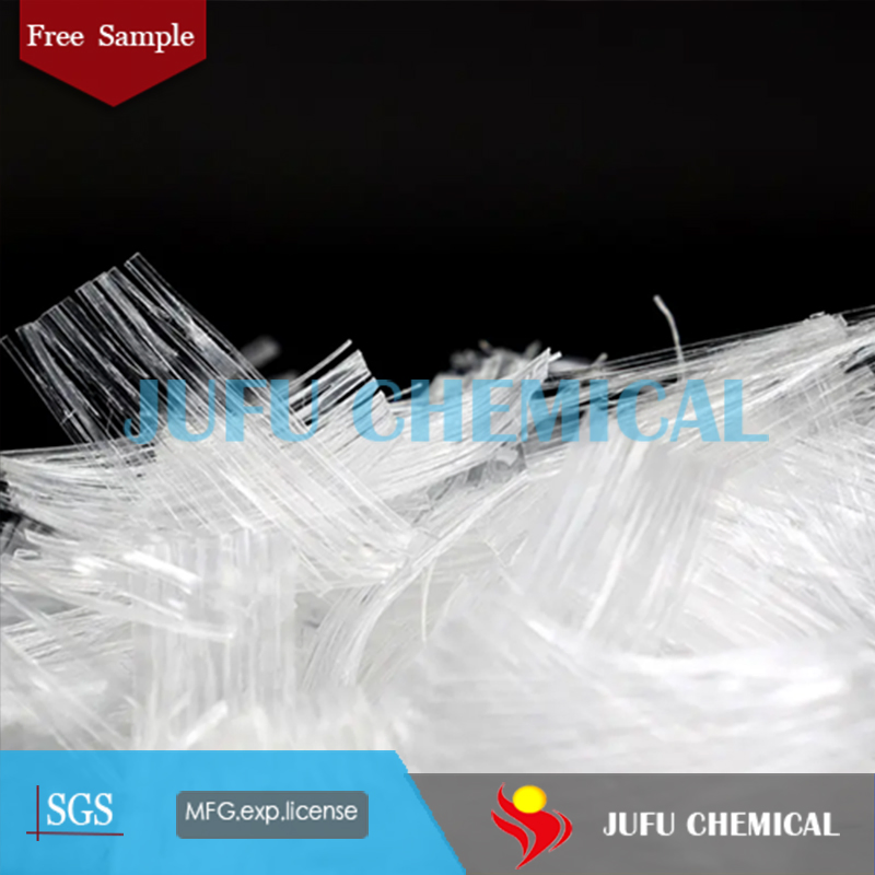 Used for Shotcrete to Reduce Rebound Rate Polypropylene Mesh Fiber