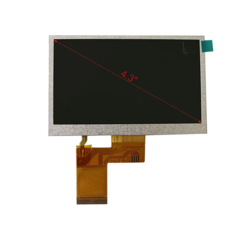 Factory Price RGB Color 4.3 Inch 480X272 Dots Tn TFT LCD Display